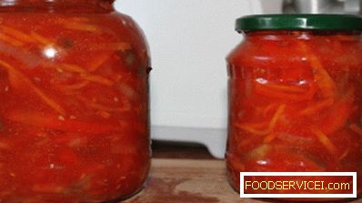 Sibírske lecho s korením, mrkvou a paradajkami