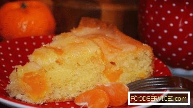 Jemný mandarínkový koláč